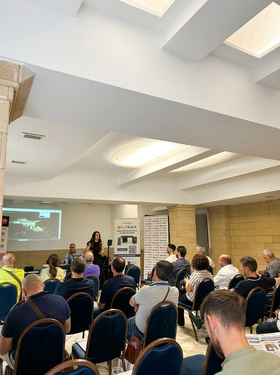 Seminario di formazione FormazionePRO con relatrice e platea di tecnici